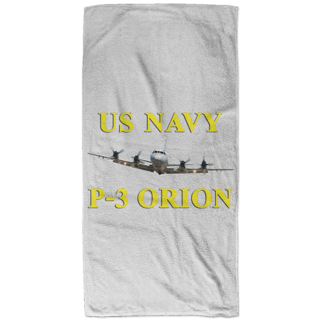 US Navy P-3 3 Bath Towel - 32x64