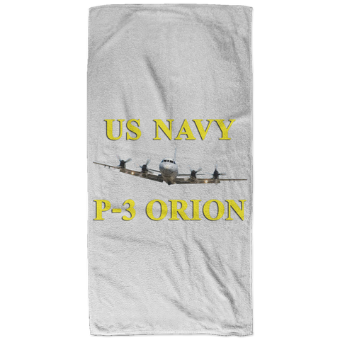 US Navy P-3 3 Bath Towel - 32x64