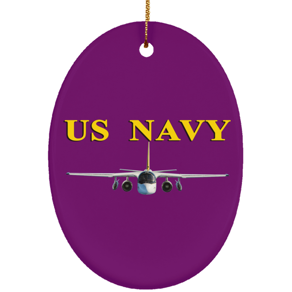 US Navy S-3 4 Ornament - Oval