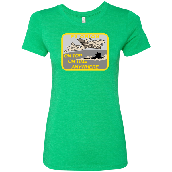 P-3 On Top Ladies' Triblend T-Shirt