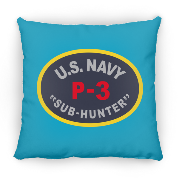 P-3 Sub Hunter Pillow - Square - 16x16