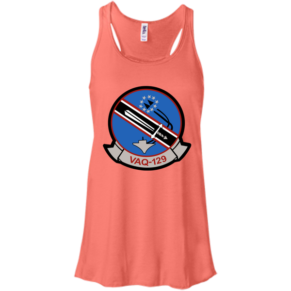 VAQ 129 3 Flowy Racerback Tank