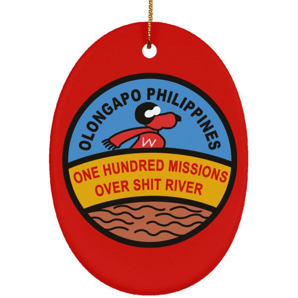 Subic Cubi Pt 06 Ornament - Oval