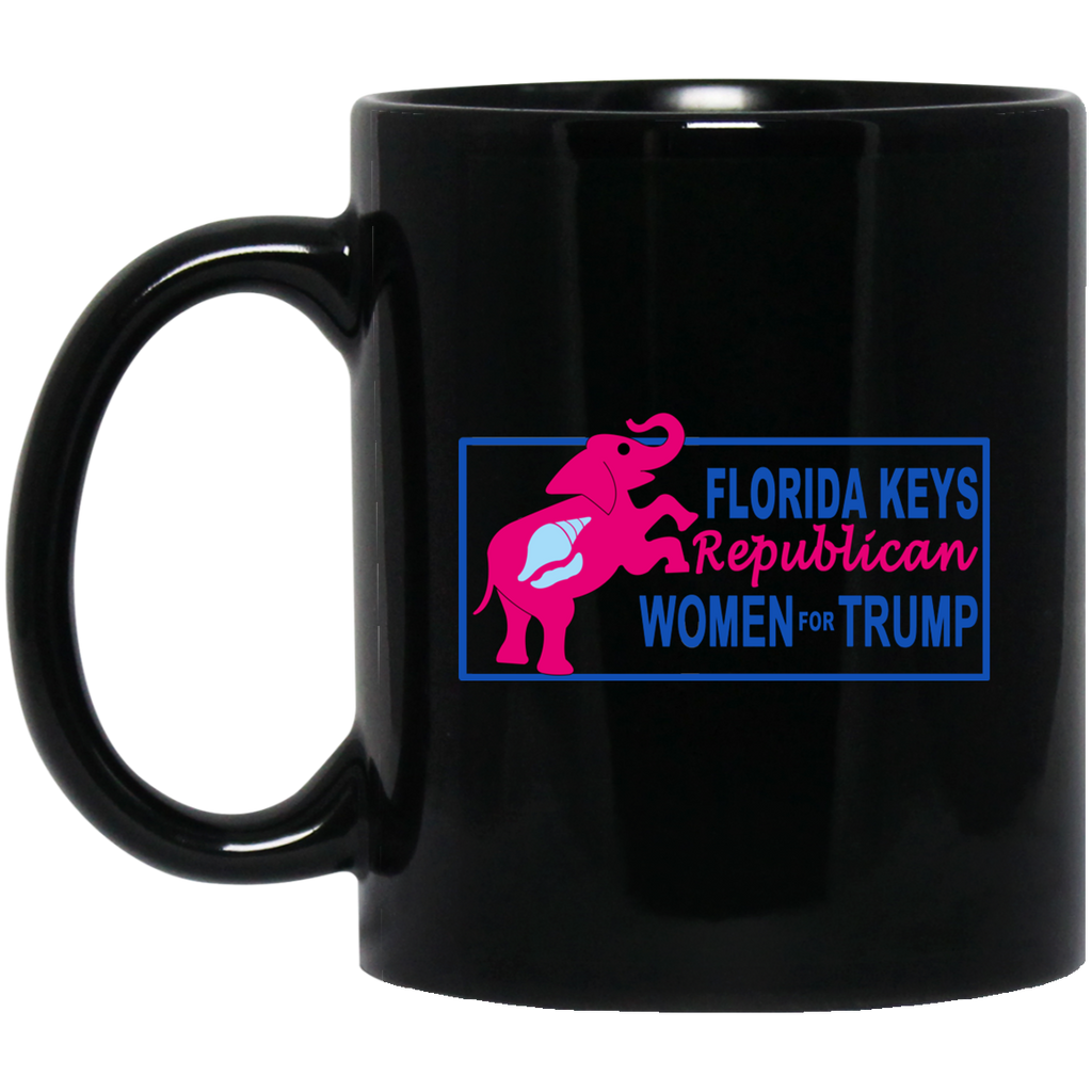 Florida Keys Black Mug - 11oz