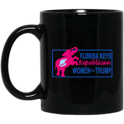 Florida Keys Black Mug - 11oz