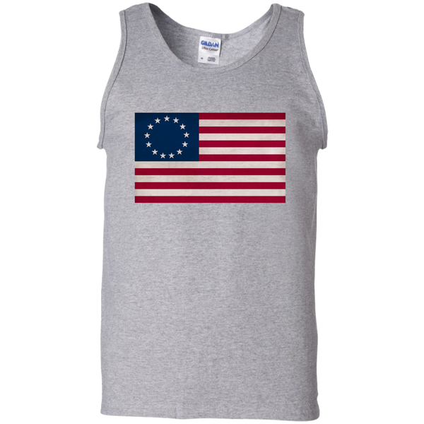 Betsy Ross Flag Cotton Tank Top