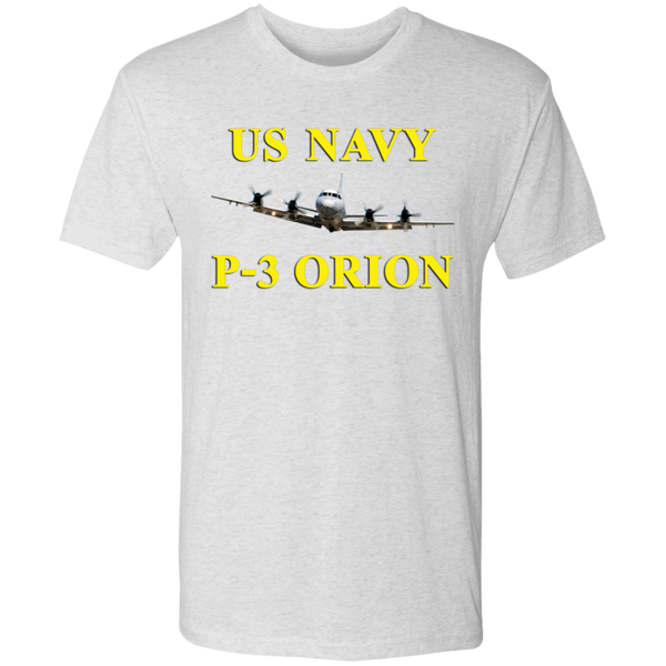 US Navy P-3 3 Triblend T-Shirt