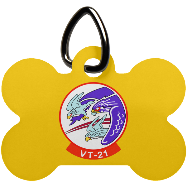 VT 21 1 Pet Tag - Dog Bone