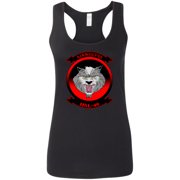 HSL 40 3 Ladies' Softstyle Racerback Tank