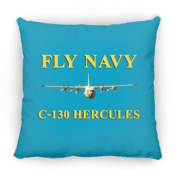 Fly Navy C-130 3 Pillow - Square - 14x14