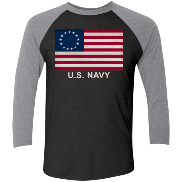 Betsy Ross USN 2 Baseball Raglan T-Shirt