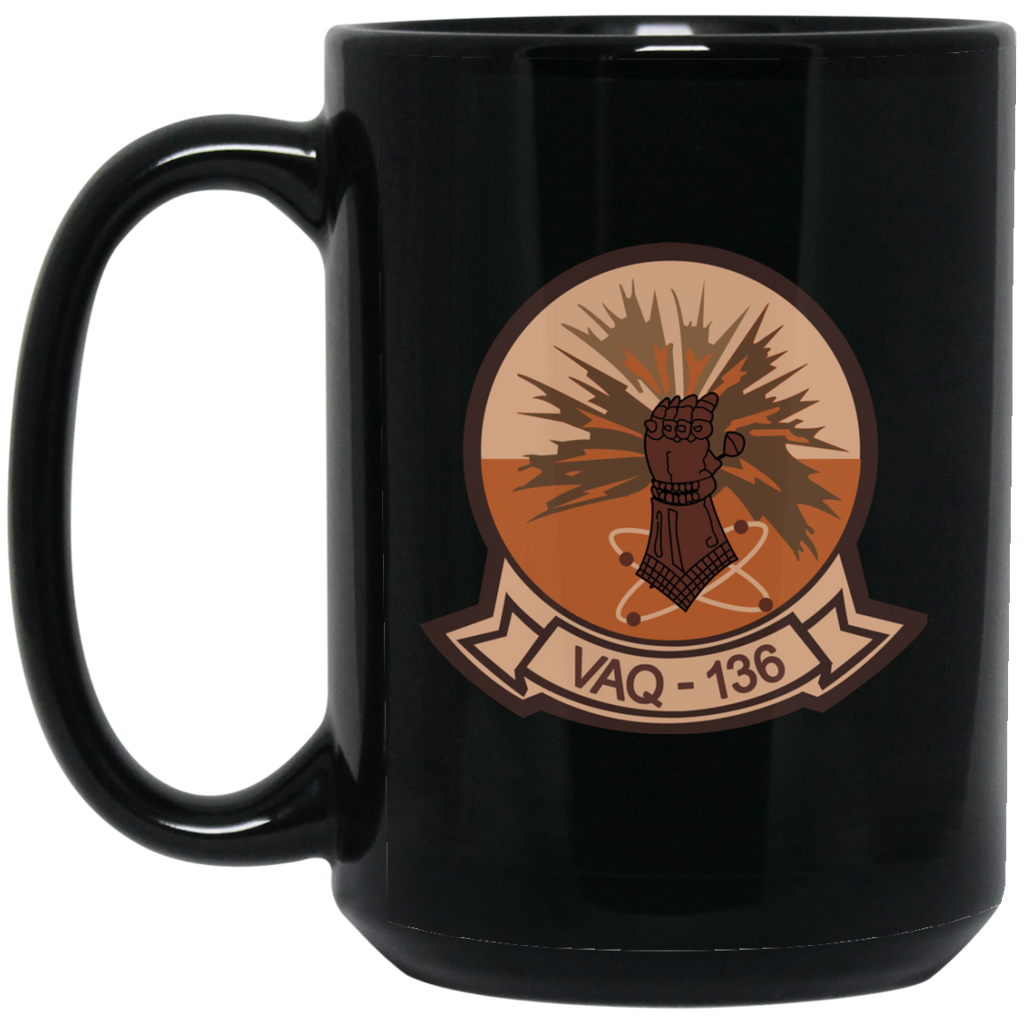 VAQ 136 2 Black Mug - 15oz