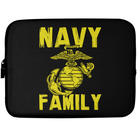Navy Family Semper Fi 1 Laptop Sleeve - 10 inch