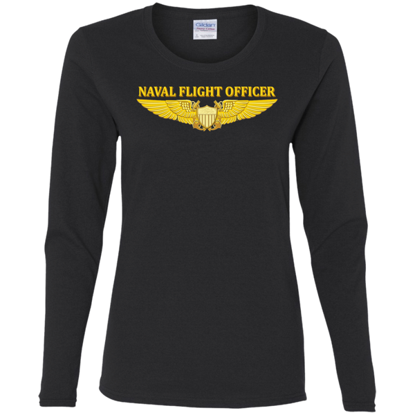 P-3C 1 NFO Ladies' Cotton LS T-Shirt