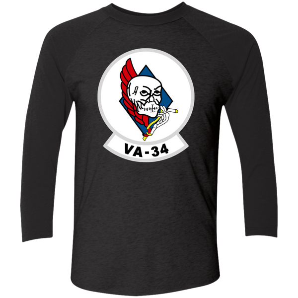 VA 34 1 Baseball Raglan T-Shirt