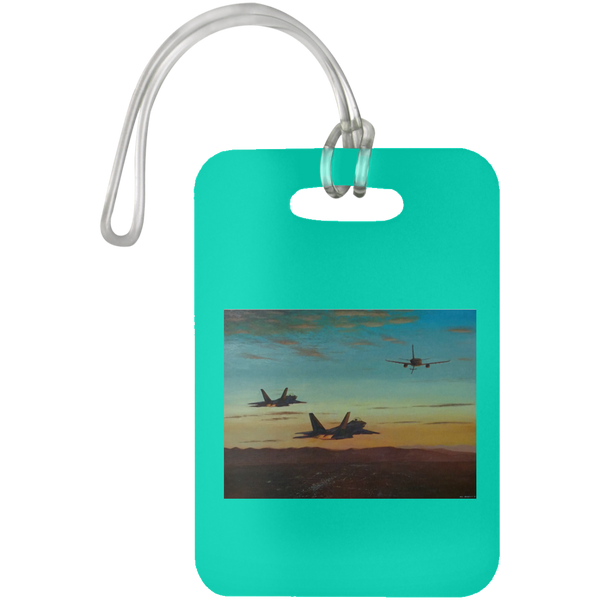 Time To Refuel Luggage Bag Tag