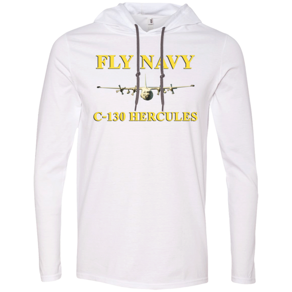 Fly Navy C-130 3 LS T-Shirt Hoodie