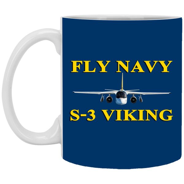 Fly Navy S-3 3 Mug - 11oz