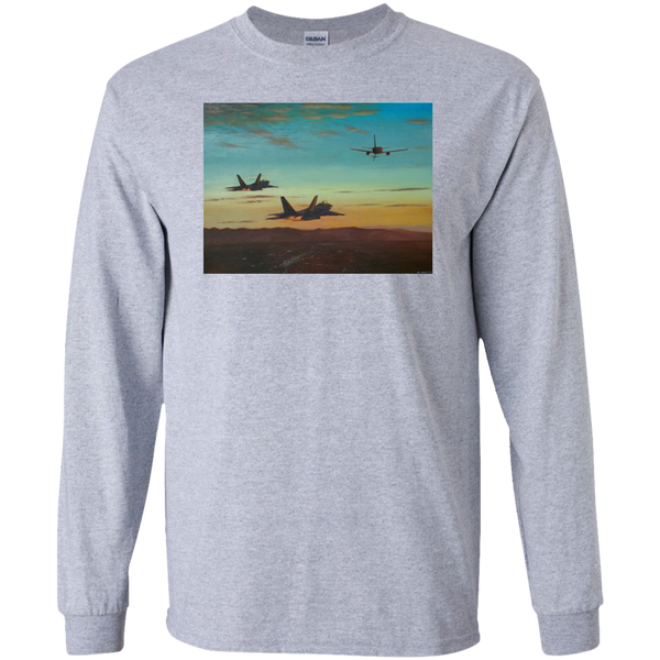 Time To Refuel LS Cotton Ultra T-Shirt