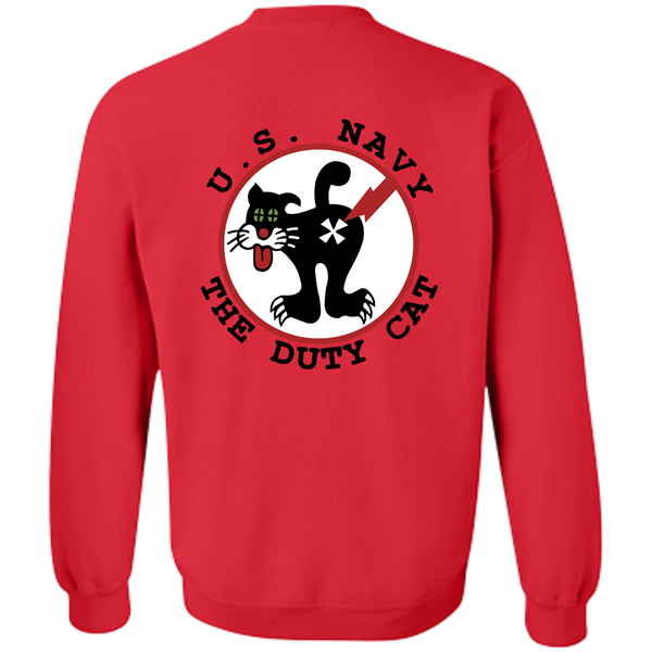 Duty Cat 2a Crewneck Pullover Sweatshirt