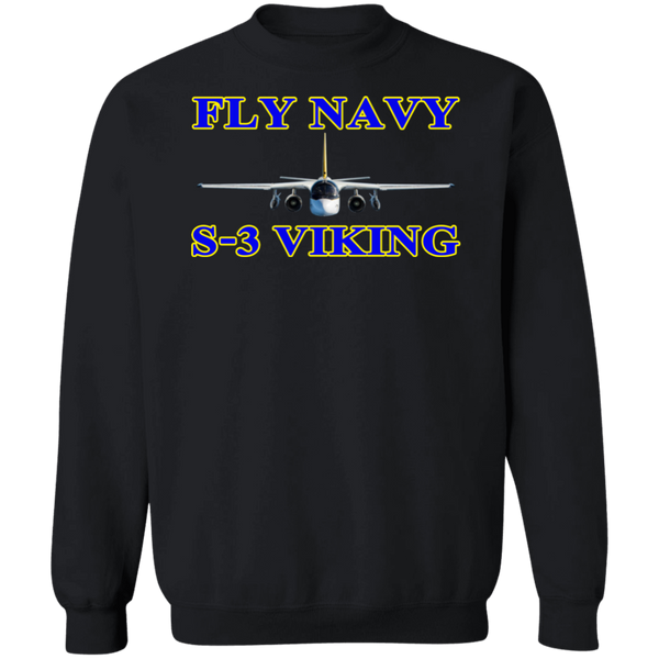 Fly Navy S-3 1 Crewneck Pullover Sweatshirt