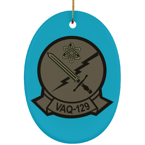 VAQ 129 4 Ornament - Oval