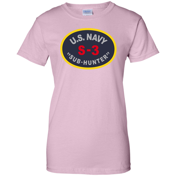 S-3 Sub Hunter Ladies Custom Cotton T-Shirt