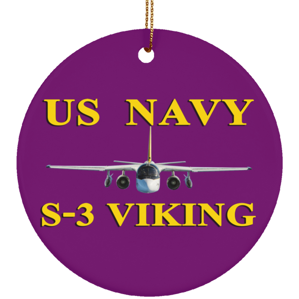 US Navy S-3 3 Ornament – Circle