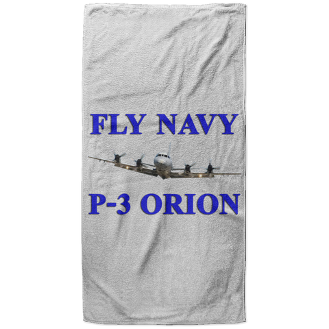 Fly Navy P-3 1 Beach Towel - 37x74