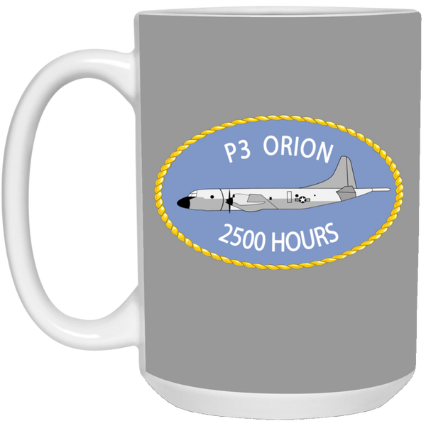 P-3 Orion 9 2500 White Mug - 15oz