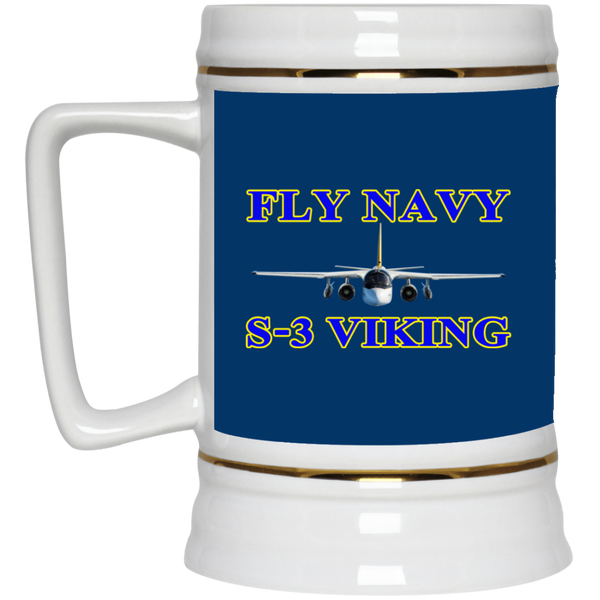 Fly Navy S-3 1 Beer Stein - 22oz