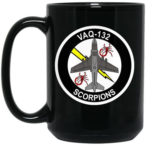 VAQ 132 9 Black Mug - 15oz