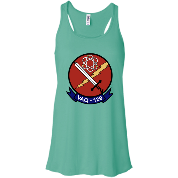 VAQ 129 2 Flowy Racerback Tank