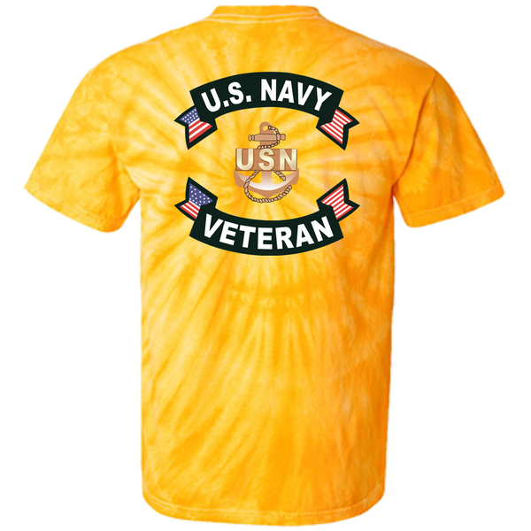 Navy Veteran 1b Cotton Tie Dye T-Shirt