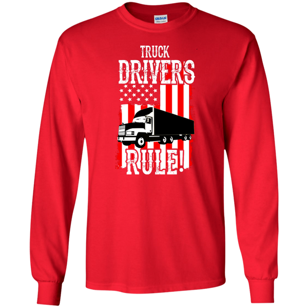 Truck Drivers Rule LS Ultra Cotton Tshirt
