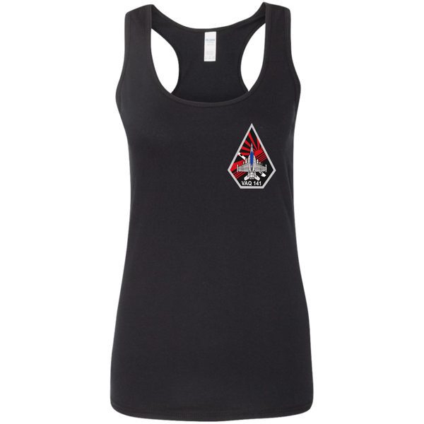 VAQ 141 7c Ladies' Softstyle Racerback Tank