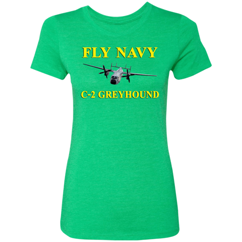 Fly Navy C-2 3 Ladies' Triblend T-Shirt