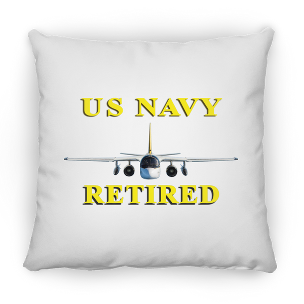 Navy Retired 2 Pillow - Square - 18x18