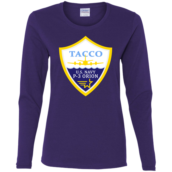 P-3 Orion 3 TACCO Ladies' Cotton LS T-Shirt