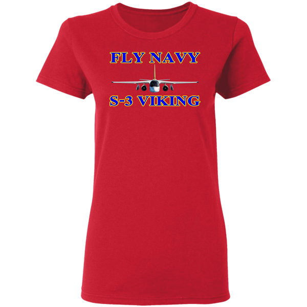 Fly Navy S-3 1 Ladies' Cotton T-Shirt