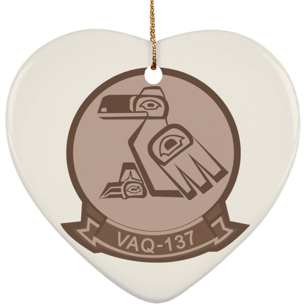 VAQ 137 2 Ornament Ceramic - Heart