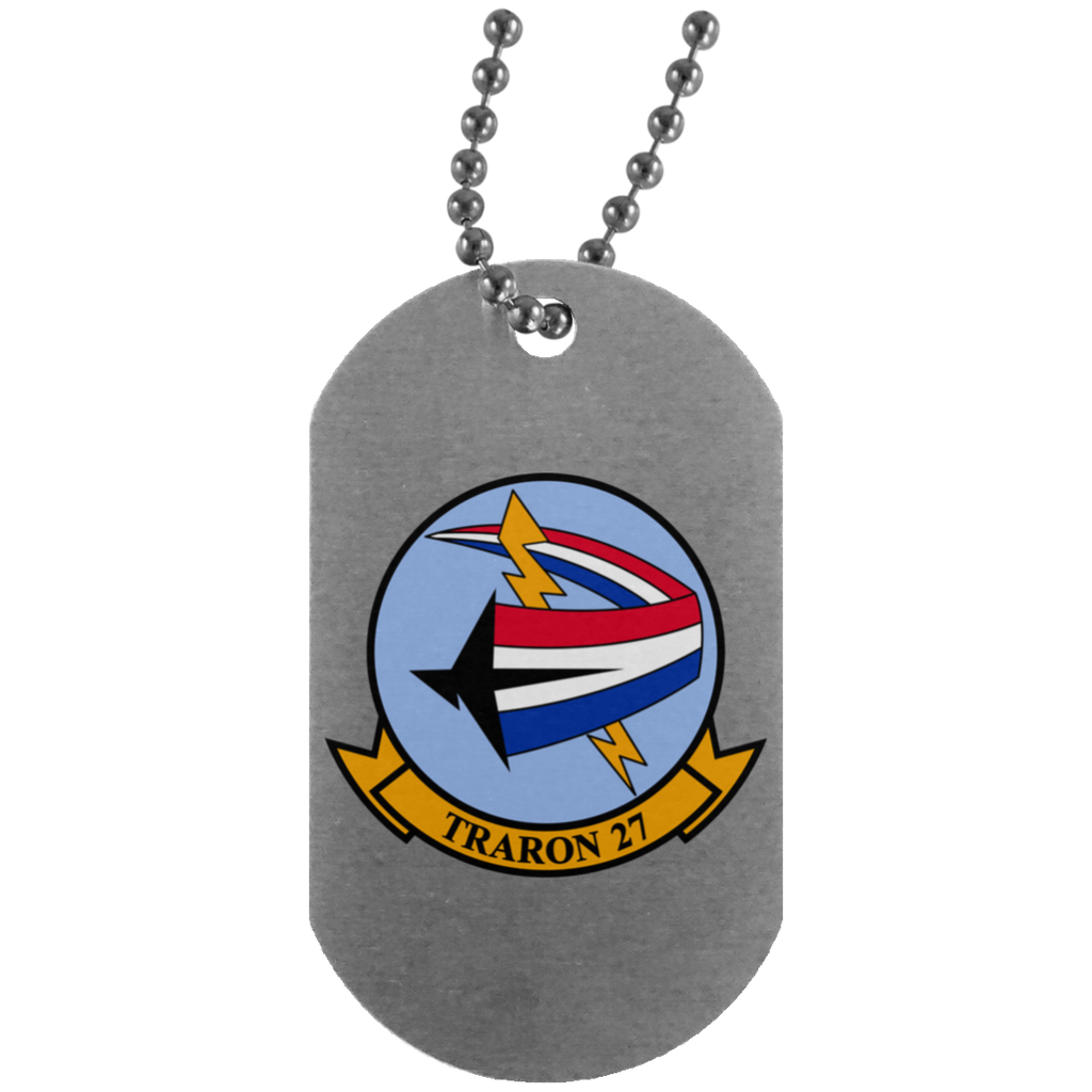 VT 27 1 Dog Tag - Silver