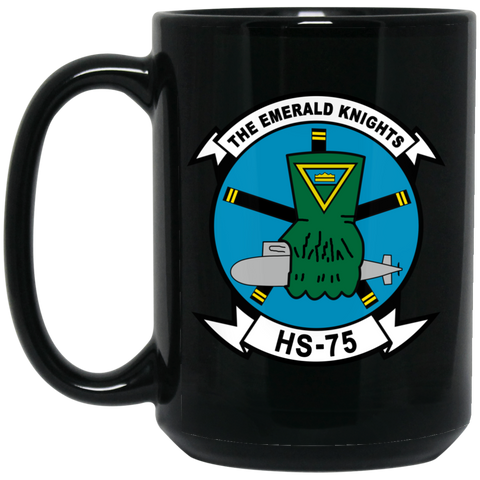 HS 75 1 Black Mug - 15oz