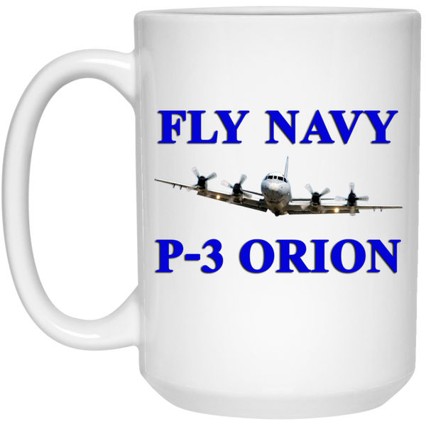 Fly Navy P-3 1 Mug - 15oz