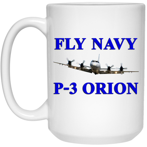 Fly Navy P-3 1 Mug - 15oz