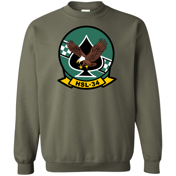 HSL 34 1 Crewneck Pullover Sweatshirt