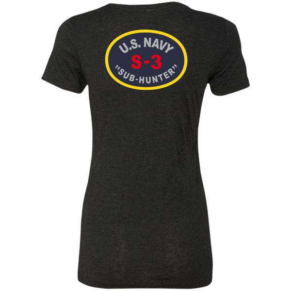 S-3 Sub Hunter 1c Next Level Ladies' Triblend T-Shirt