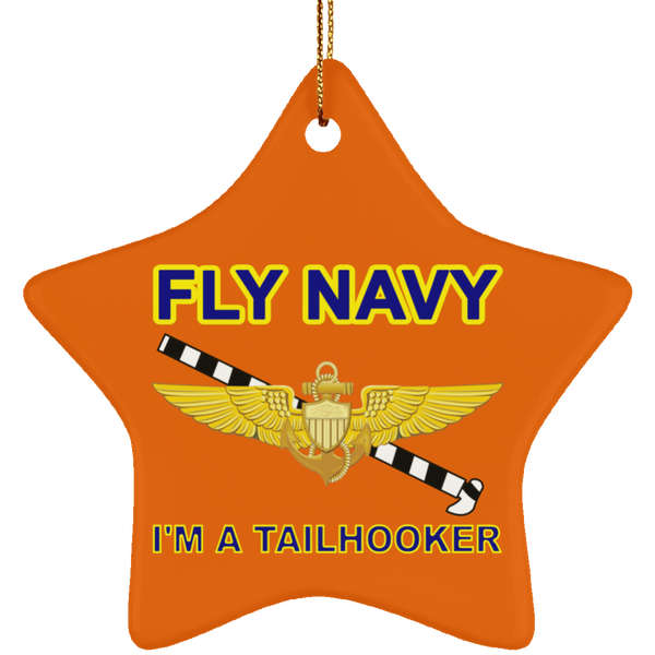 Fly Navy Tailhooker Ornament - Star