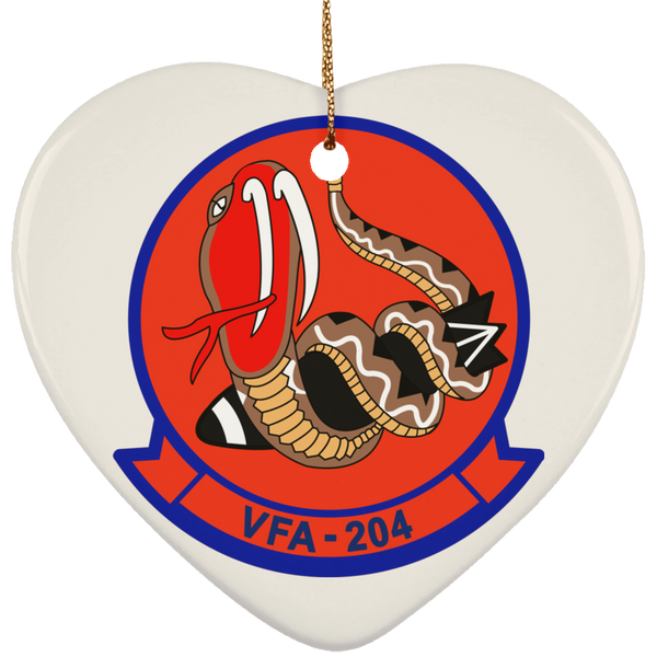 VFA 204 2 Ornament Ceramic - Heart