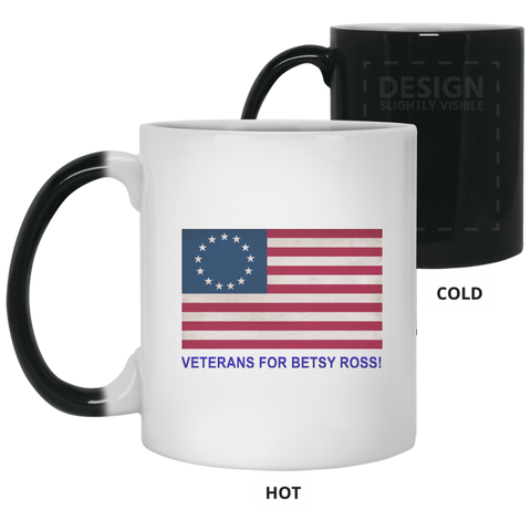 Betsy Ross Vets Color Changing Mug - 11oz